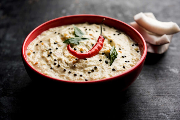 Coconut Chutney made with Coconut oil