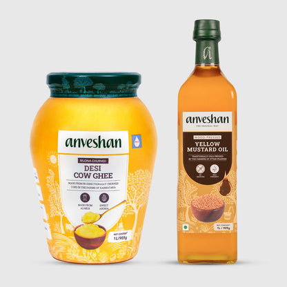 A2 Desi Cow Ghee & Yellow Mustard Oil