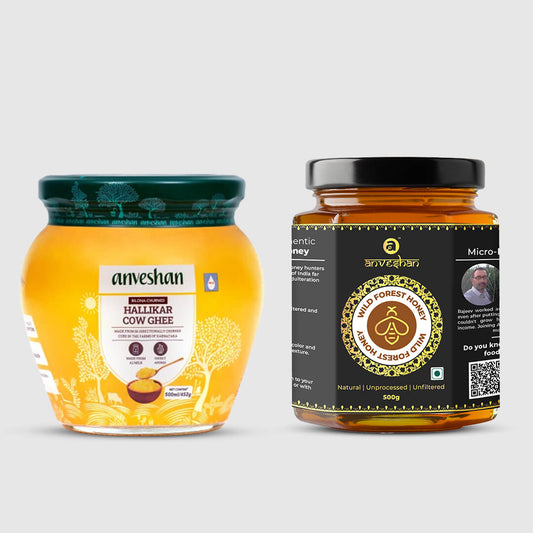 A2 Desi Cow Ghee & Honey Combo