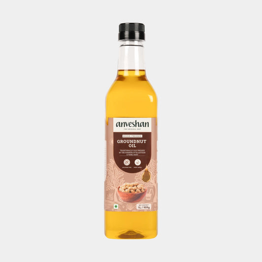 Wood-Pressed Groundnut Oil