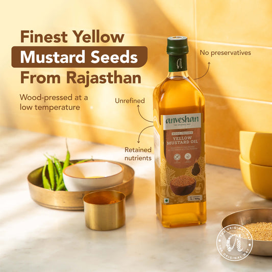 Wood-Pressed Yellow Mustard Oil